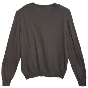 Sebastian Cooper Sweater Men Brown Cashmere Blend V-Neck Knit Fall Layering XL
